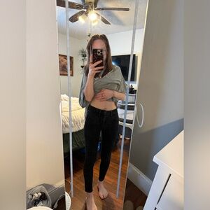 American eagle black skinny jeans size 00